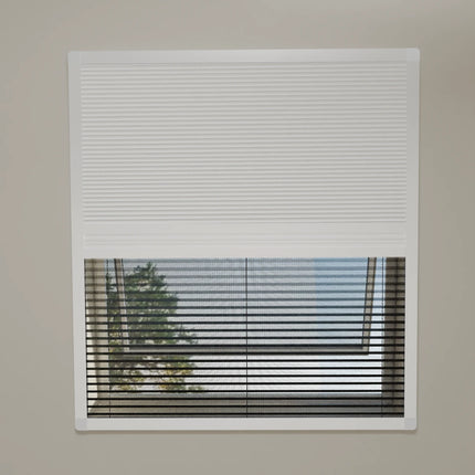 Duo Plissé hor gordijn combinatie