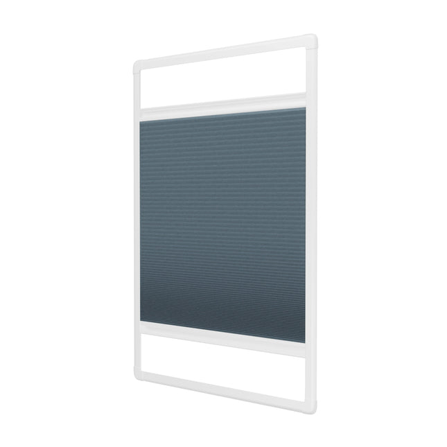 Easyclick Plissegordijn zonder boren | Lichtdoorlatend Blauw | Op maat