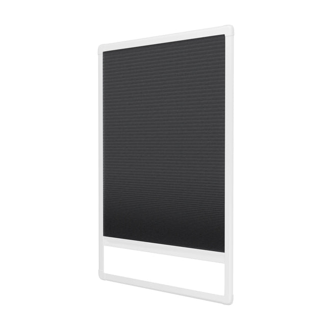 Easyclick Plissegordijn zonder boren | Lichtdoorlatend Donkergrijs | Op maat