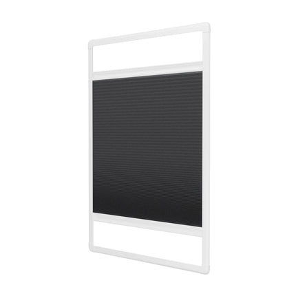 Easyclick Plissegordijn zonder boren | Lichtdoorlatend Donkergrijs | Op maat