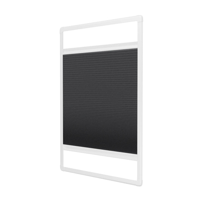 Easyclick Plissegordijn zonder boren | Lichtdoorlatend Donkergrijs | Op maat