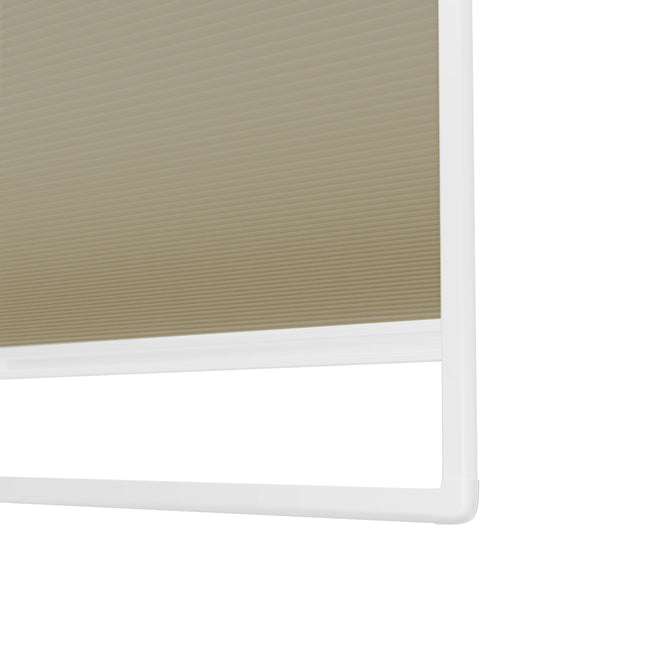 Easyclick Plissegordijn zonder boren | Verduisterend Lichtbruin | Op maat