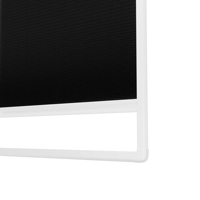 Easyclick Plissegordijn zonder boren | Lichtdoorlatend Zwart | Op maat