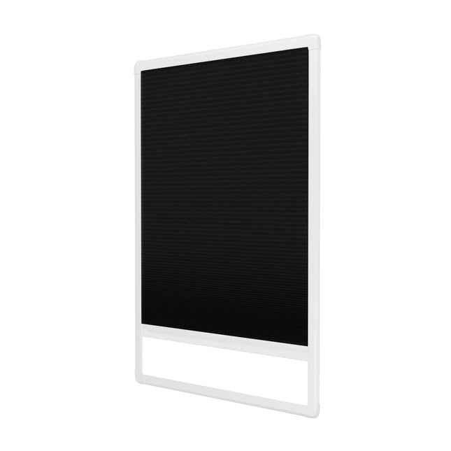 Easyclick Plissegordijn zonder boren | Lichtdoorlatend Zwart | Op maat