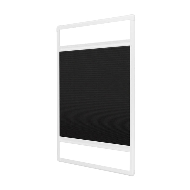 Easyclick Plissegordijn zonder boren | Lichtdoorlatend Zwart | Op maat