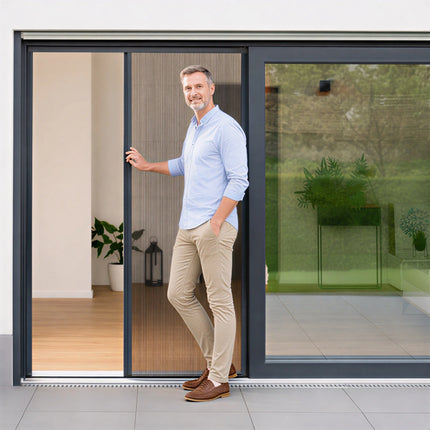 Plissé hordeur op maat- Schuif