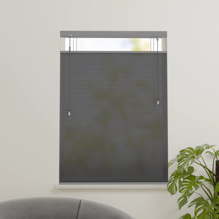 Plissegordijn op maat honinggraat - Semi-transparant - Grijs